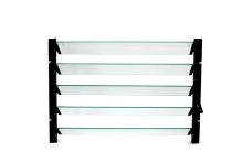 Jalusifönster Växthus Svart 610 x 450 mm Vitavia